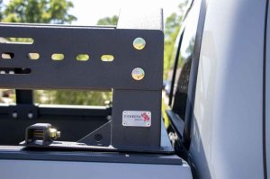 Toyota Tundra Truck Bed Rack - Fishbone Offroad - Half Height Tackle Rack - Black - `05-`22